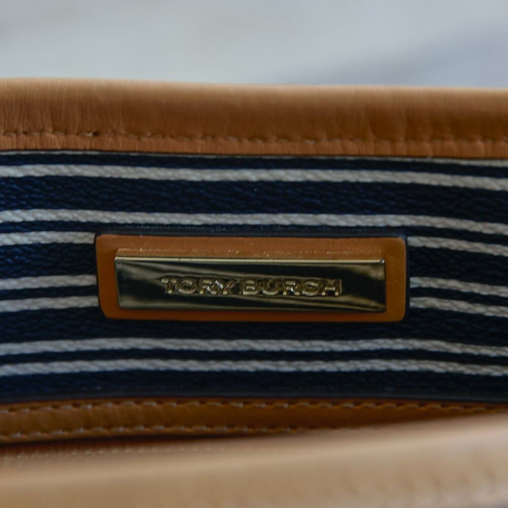 Tory Burch Kerrington Striped Mini Shopper Bag - Picture 8 of 12